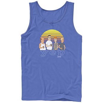 Men's King Of The Hill Yep Sunset Graphic Tank