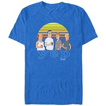 Men's King Of The Hill Yep Sunset Graphic Tee