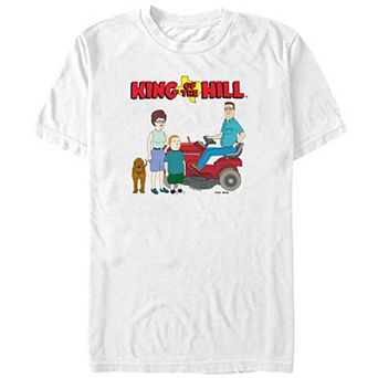 Men's King Of The Hill Lawn Mower Portrait Graphic Tee