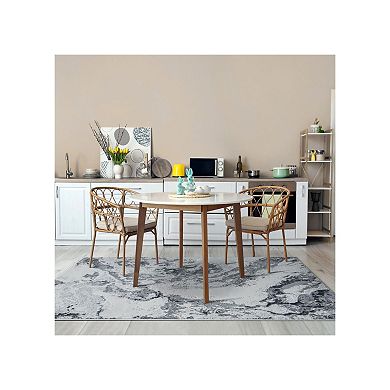 Luxe Weavers Abstract Marble Area Rug