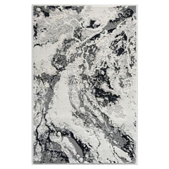 Luxe Weavers Abstract Marble Area Rug