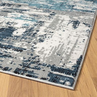LUXE WEAVERS Abstract Distressed Area Rug