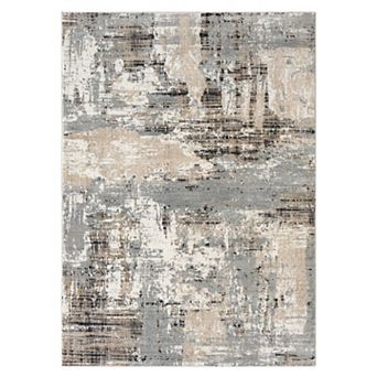 LUXE WEAVERS Abstract Distressed Area Rug