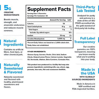 Legion Athletics Creatine Gummies