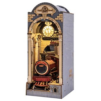 Diy 3d Book Nook Kit Time Travel 246 pc