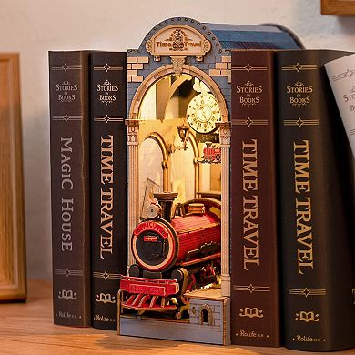 Diy 3d Book Nook Kit Time Travel 246pcs