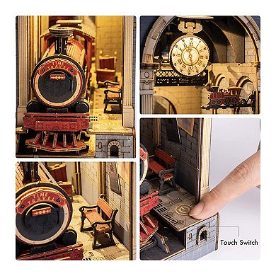 Diy 3d Book Nook Kit Time Travel 246pcs