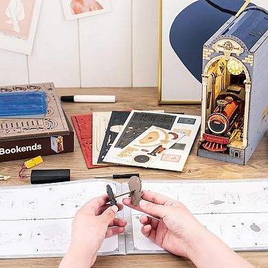 Diy 3d Book Nook Kit Time Travel 246pcs