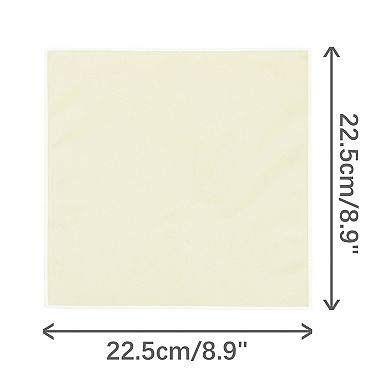 Men's Velvet Self Fold Solid Color Pocket Square for Suit Formal