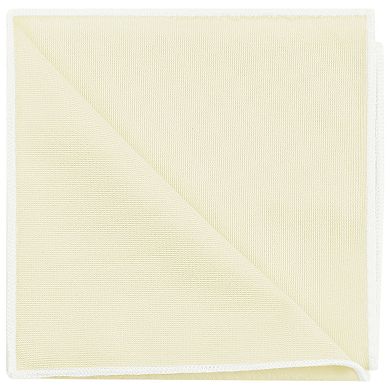 Men's Velvet Self Fold Solid Color Pocket Square for Suit Formal