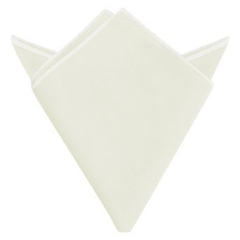 Men's Velvet Self Fold Solid Color Pocket Square for Suit Formal