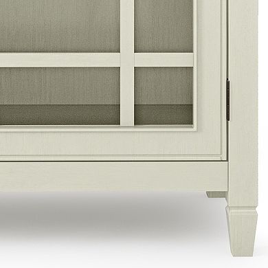 Simpli Home Connaught Low Storage Cabinet