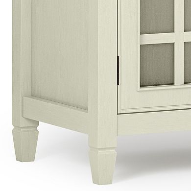Simpli Home Connaught Low Storage Cabinet