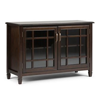 Simpli Home Connaught Low Storage Cabinet