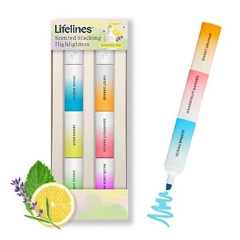 Lifelines 6 pk Scented Stacking Highlighters