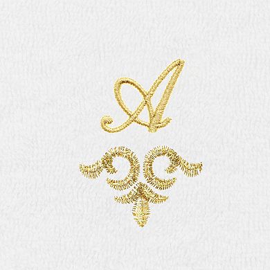 Linum Home Textiles Turkish Cotton Monica 2-Piece Embellished Washcloth Set