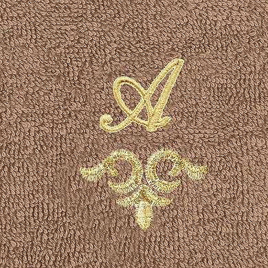 Linum Home Textiles Turkish Cotton Monica 2-Piece Embellished Washcloth Set