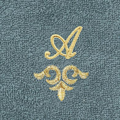 Linum Home Textiles Turkish Cotton Monica 2-Piece Embellished Washcloth Set