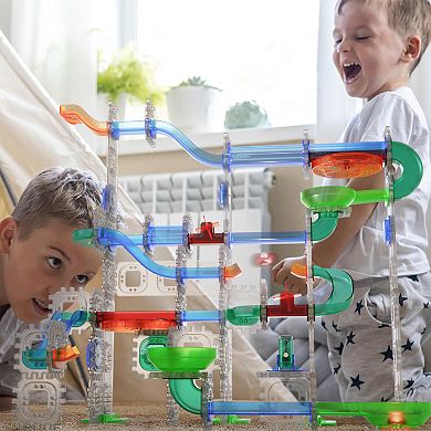 Discovery™ #Mindblown Glow Roll Marble Run Light-Up Construction Set