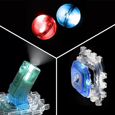 Discovery™ #Mindblown Glow Roll Marble Run Light-Up Construction Set