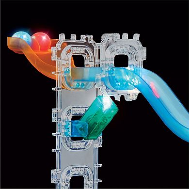 Discovery™ #Mindblown Glow Roll Marble Run Light-Up Construction Set