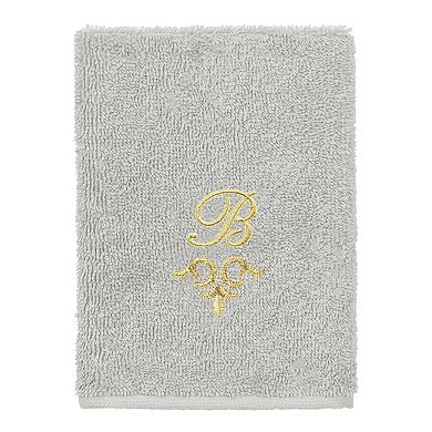 Linum Home Textiles Turkish Cotton Monica 2-Piece Embellished Washcloth Set