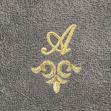 Linum Home Textiles Turkish Cotton Monica 2-Piece Embellished Washcloth Set