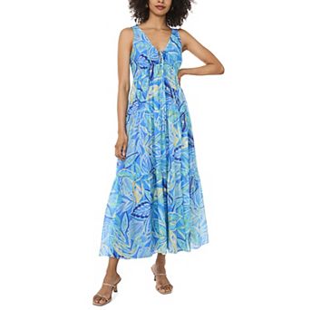 Women's MSK Tie-Front Maxi Dress