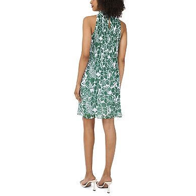 Women's MSK High Neck Release Pleat Short Dress