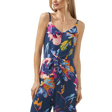 Women's MSK Tie-Front Genie Leg Jumpsuit