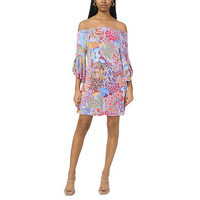 Women's MSK Off the Shoulder Bell Sleeve Dress
