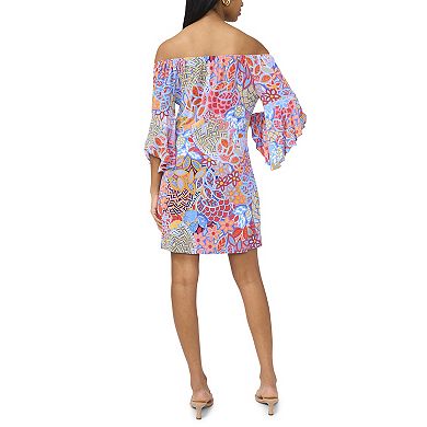 Women's MSK Off the Shoulder Bell Sleeve Dress