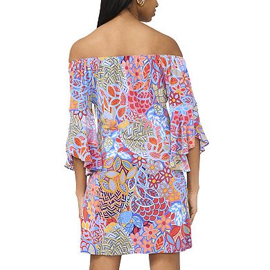 Women's MSK Off the Shoulder Bell Sleeve Dress