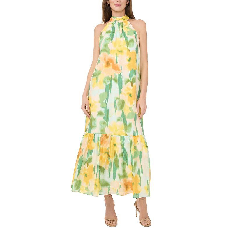 msk halter maxi dress Women's Neck easter hat