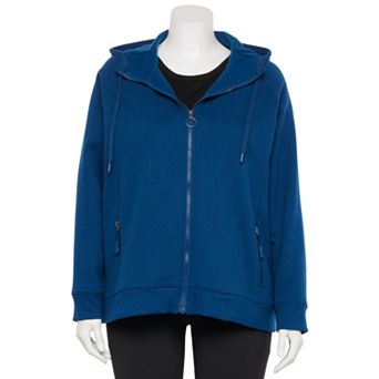 Plus Size Tek Gear® Adaptive Ultrasoft Fleece Hooded Jacket