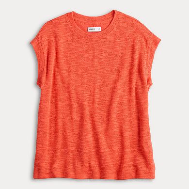 Women's Sonoma Goods For Life® Open Knit Muscle Tee