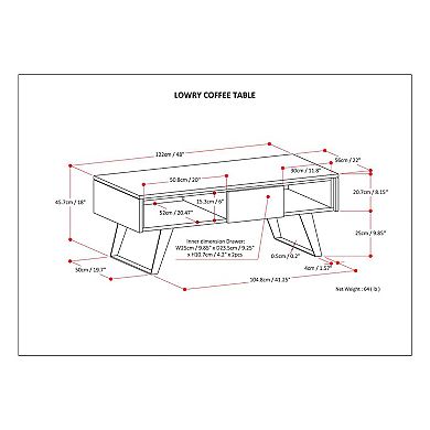 Simpli Home Lowry Coffee Table