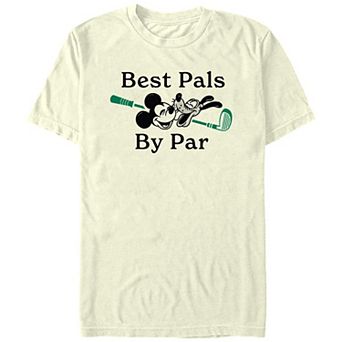 Disney's Mickey Mouse And Pluto Best Pals By Par Men's Graphic Tee