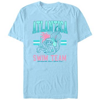 Disney Princess The Little Mermaid Atlantica Swim Team Men's Graphic Tee