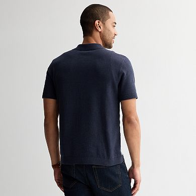 Men's Apt. 9® Short Sleeve Zig Zag Button-Down Shirt