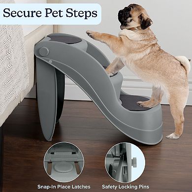 PetMaker 3-Step Pet Stairs for Small Dogs