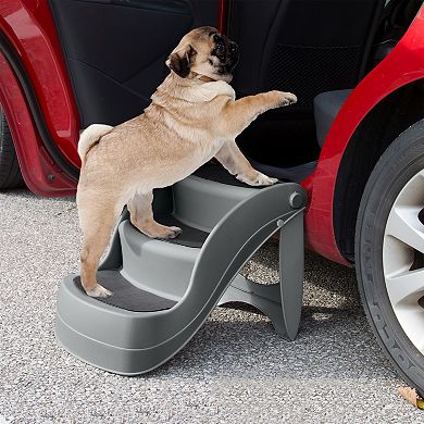 PetMaker 3-Step Pet Stairs for Small Dogs