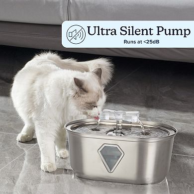 PetMaker Cat Water Fountain with Motion Sensor
