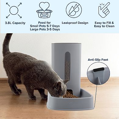 PetMaker 2-Pack 3.8L/1G Automatic Pet Feeders