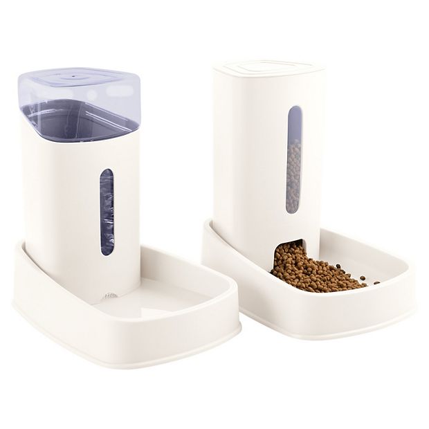 PetMaker 2-Pack 3.8L/1G Automatic Pet Feeders