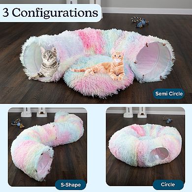 PetMaker 3-ft. Cat Tunnel with Cat Bed