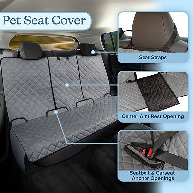 PetMakerDog Car Seat Cover for Back Seat, Beige