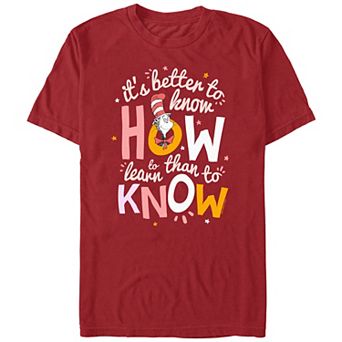 Men's Dr. Seuss It's Better To Know How Than To Learn To Know Graphic Tee