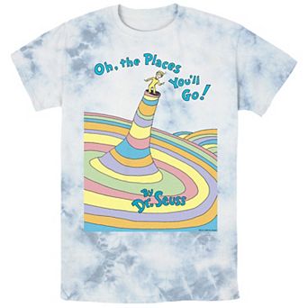 Men's Dr. Seuss Oh The Places You'll Go Bombard Wash Graphic Tee