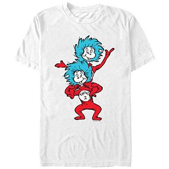 Men's Dr. Seuss Thing 1 And Thing 2 Graphic Tee